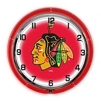 Imperial Chicago Blackhawks 18'' Neon Clock