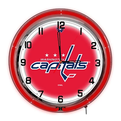 Imperial Washington Capitals 18'' Neon Clock