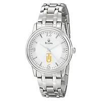 Men's Bulova Silver Tuskegee Golden Tigers Stainless Steel Quartz Watch