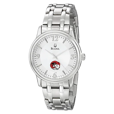 Men's Bulova  Silver Winston-Salem State Rams