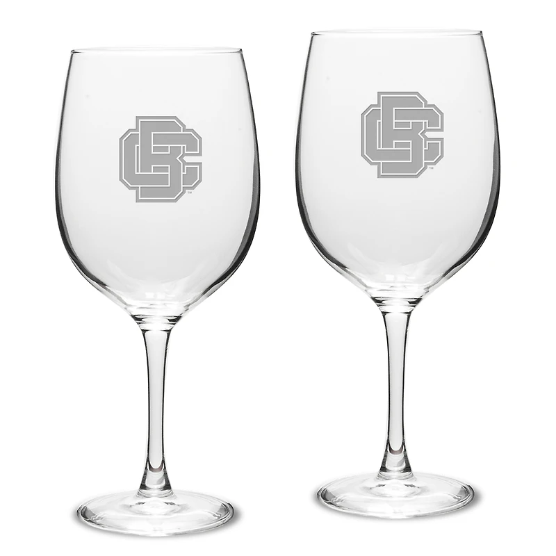 Bethune-Cookman Wildcats 2-Piece Traditional Robusto Red Wine Table Glass Set