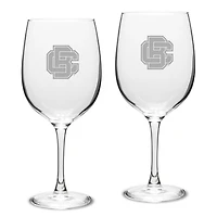 Bethune-Cookman Wildcats 2-Piece Traditional Robusto Red Wine Table Glass Set