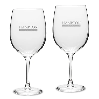 Hampton Pirates 2-Piece Traditional Robusto Red Wine Table Glass Set