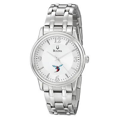 Men's Bulova  Silver Delaware State Hornets