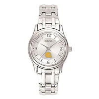 Women's Silver Albany State Golden Rams Silver Dial Stainless Steel Quartz Watch