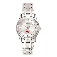 Women's Silver Bethune-Cookman Wildcats Silver Dial Stainless Steel Quartz Watch