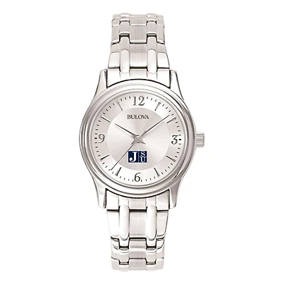 Women's Silver Jackson State Tigers Silver Dial Stainless Steel Quartz Watch