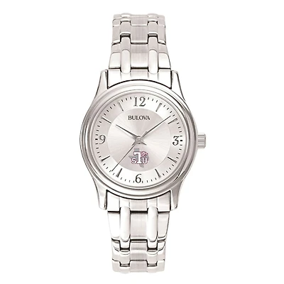 Women's Silver Texas Southern Tigers Silver Dial Stainless Steel Quartz Watch