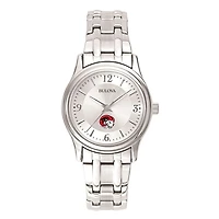 Women's Silver Winston-Salem State Rams Silver Dial Stainless Steel Quartz Watch
