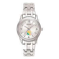 Women's Silver XULA Gold Silver Dial Stainless Steel Quartz Watch
