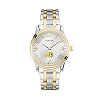 Bulova Silver/Gold Bowie State Bulldogs Classic Two-Tone Round Watch