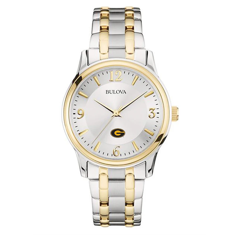 Bulova Silver/Gold Grambling Tigers Classic Two-Tone Round Watch