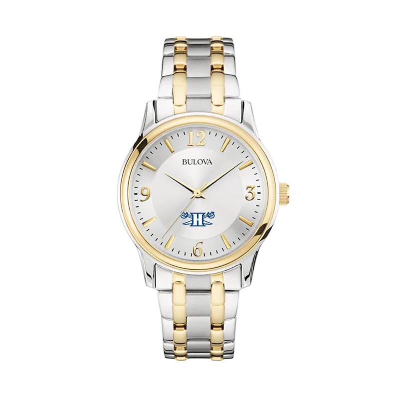 Bulova Silver/Gold Hampton Pirates Classic Two-Tone Round Watch