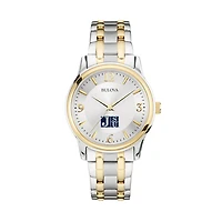 Bulova Silver/Gold Jackson State Tigers Classic Two-Tone Round Watch