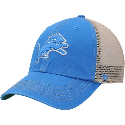Men's '47 Blue/Natural Detroit Lions Trawler Trucker Clean Up Snapback Hat