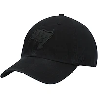 Men's '47 Black Tampa Bay Buccaneers Team Tonal Clean Up Adjustable Hat