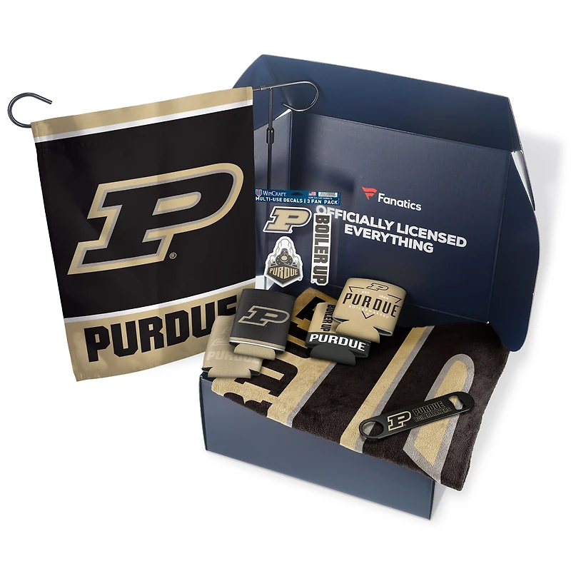 Purdue Boilermakers Fanatics Pack Tailgate Game Day Essentials Gift Box - $80+ Value