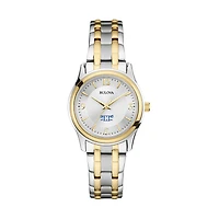 Women's Bulova Silver/Gold Hampton Pirates Classic Two-Tone Round Watch