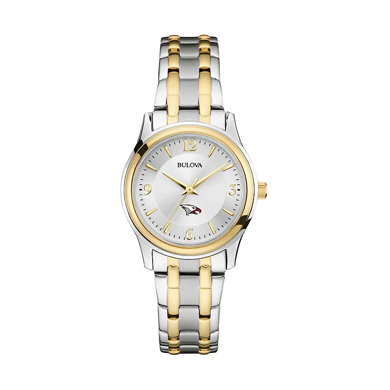 Women's Bulova Silver/Gold North Carolina Central Eagles Classic Two-Tone Round Watch