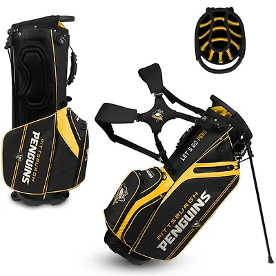 WinCraft Pittsburgh Penguins Caddie Carry Hybrid Golf Bag