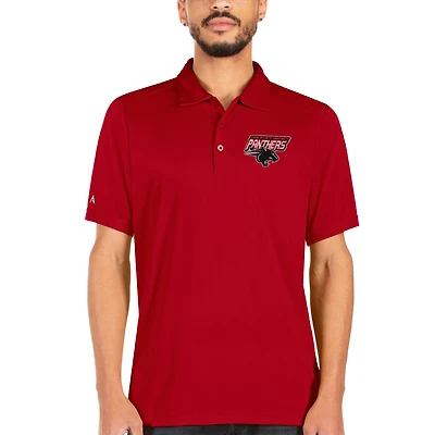 Men's Antigua Red Clark Atlanta University Panthers Tribute Polo