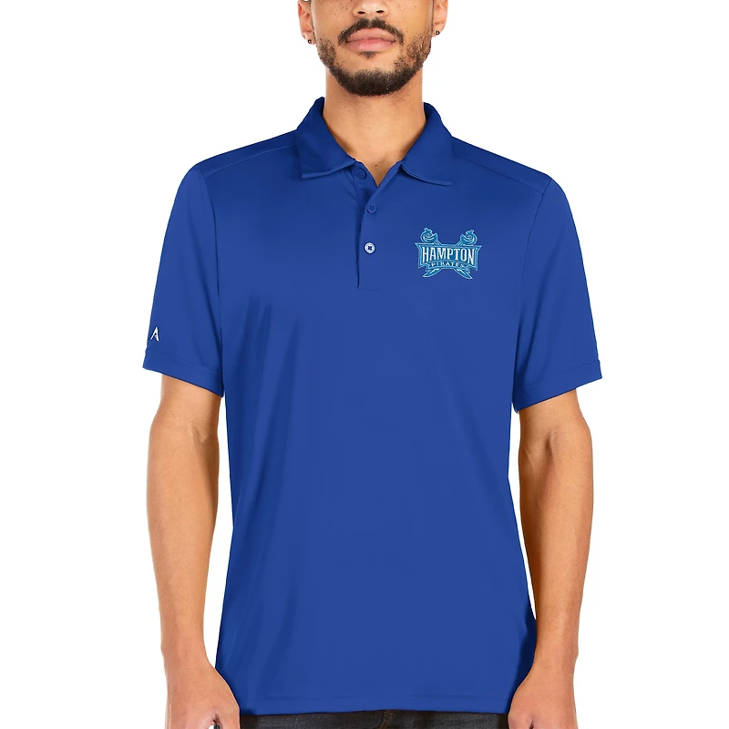 Men's Antigua Royal Hampton Pirates Tribute Polo
