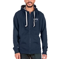Men's Antigua Navy Howard Bison Victory Full-Zip Hoodie