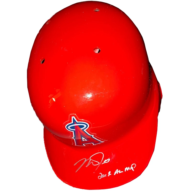 Mike Trout Los Angeles Angels Autographed 2019 AL MVP Full-Size Batting Helmet