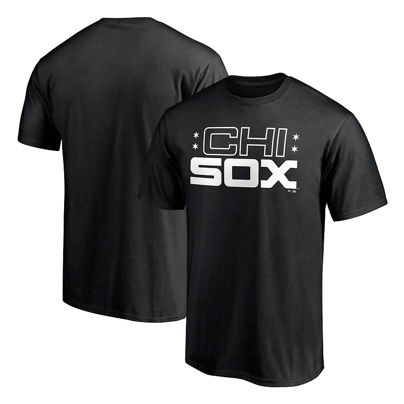 Men's Black Chicago White Sox Chi Sox Hometown Collection T-Shirt