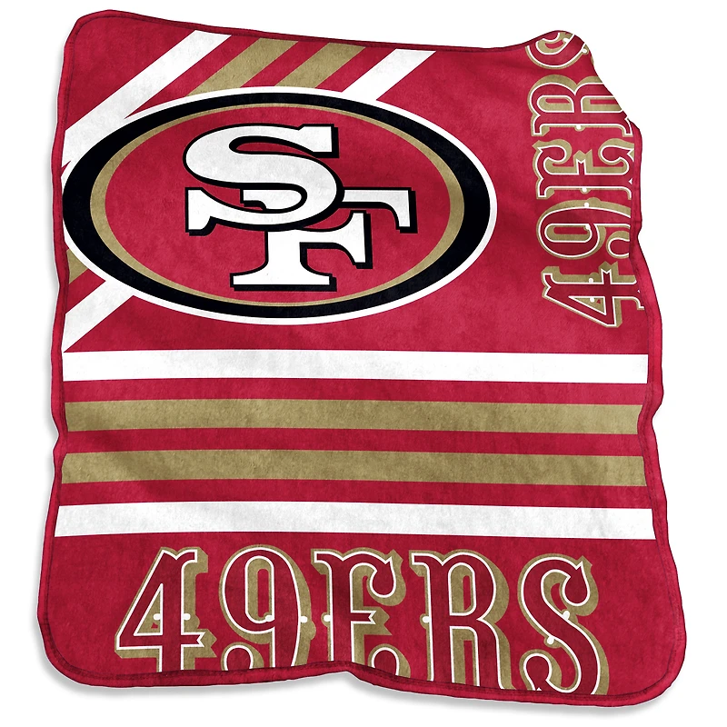 San Francisco 49ers 50'' x 60'' Plush Raschel Throw