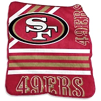 San Francisco 49ers 50'' x 60'' Plush Raschel Throw