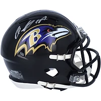 Rashod Bateman Baltimore Ravens Autographed Riddell Speed Mini Helmet