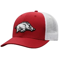 Men's Top of the World Cardinal/White Arkansas Razorbacks Trucker Snapback Hat