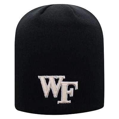 Men's Top of the World Black Wake Forest Demon Deacons Core Knit Beanie