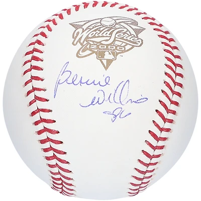Bernie Williams New York Yankees Autographed Rawlings 2000 World Series Logo Baseball