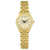 Women's Arkansas Razorbacks Gold Medallion Rolled Link Bracelet Wristwatch