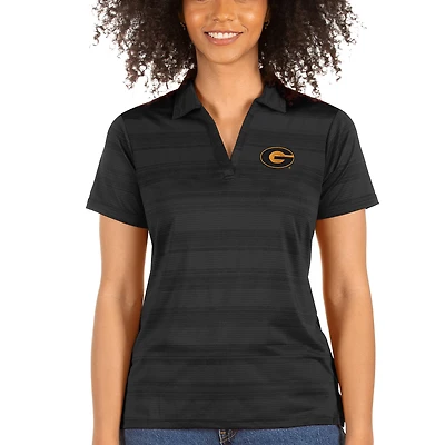 Women's Antigua Black Grambling Tigers Compass Polo