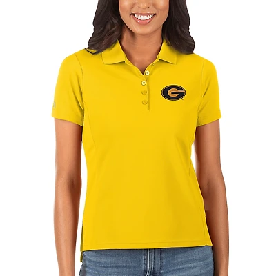 Women's Antigua Gold Grambling Tigers Legacy Pique Polo