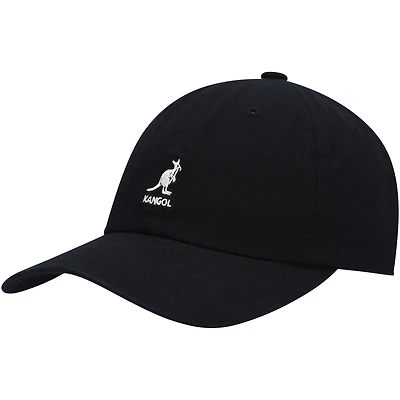Men's Kangol Black Washed Baseball Adjustable Hat
