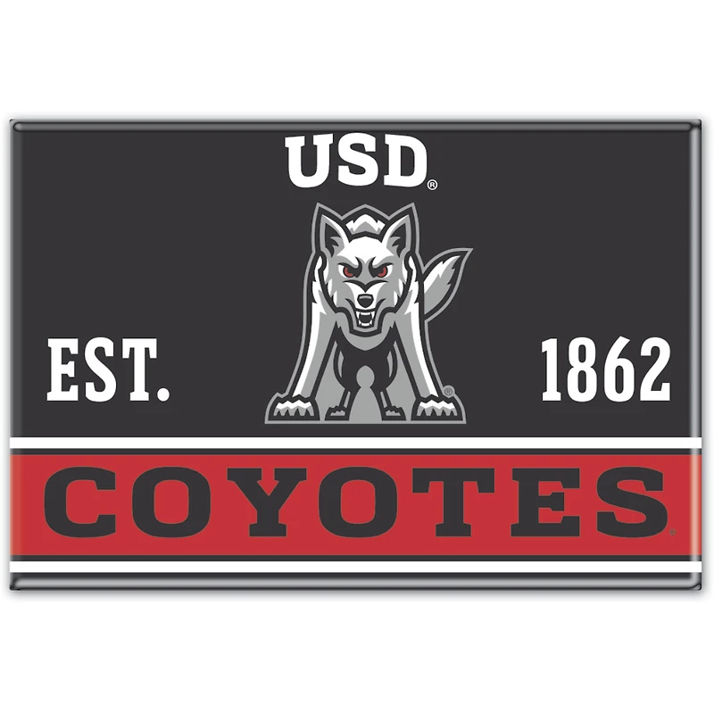 WinCraft South Dakota Coyotes 2.5'' x 3.5'' Fridge Magnet