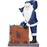Los Angeles Dodgers 8'' Up on the Rooftop Santa Figurine