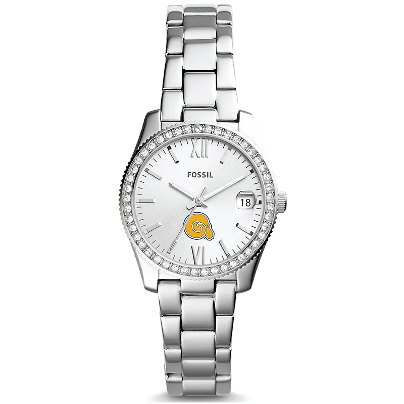 Women's Fossil Albany State Golden Rams Scarlette Mini Three-Hand Date Watch