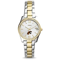 Women's Fossil Florida A&M Rattlers Scarlette Mini Two Tone Stainless Steel Watch