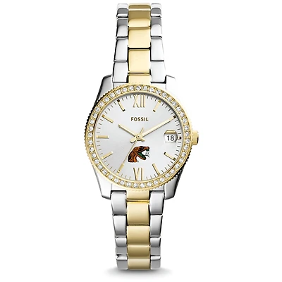 Women's Fossil Florida A&M Rattlers Scarlette Mini Two Tone Stainless Steel Watch