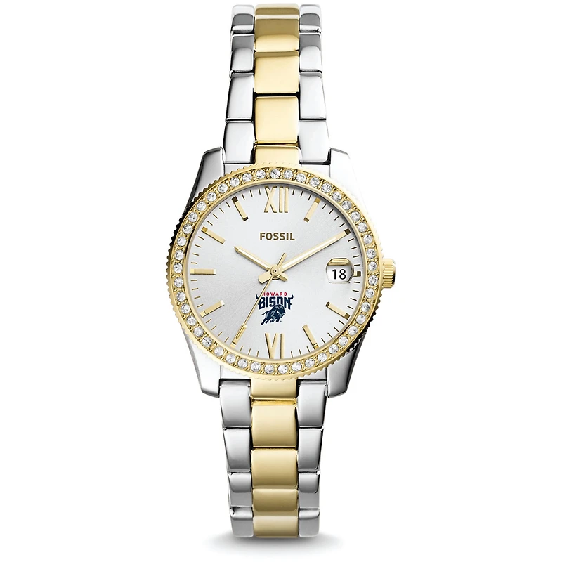 Women's Fossil Howard Bison Scarlette Mini Two Tone Stainless Steel Watch