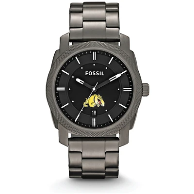 Fossil Bowie State Bulldogs Machine Smoke Stainless Steel Watch