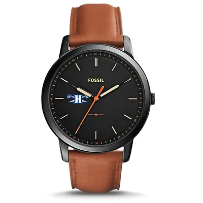 Fossil Hampton Pirates The Minimalist Slim Leather Watch