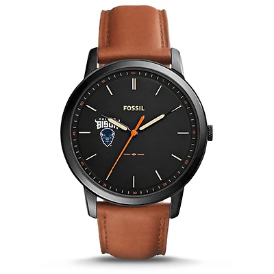 Fossil Howard Bison The Minimalist Slim Leather Watch