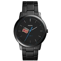 Fossil Bethune-Cookman Wildcats The Minimalist Slim Stainless Steel Watch