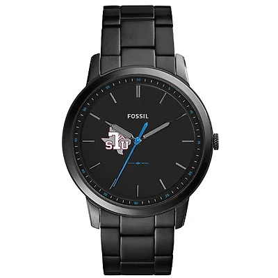Fossil Texas Southern Tigers The Minimalist Slim Stainless Steel Watch